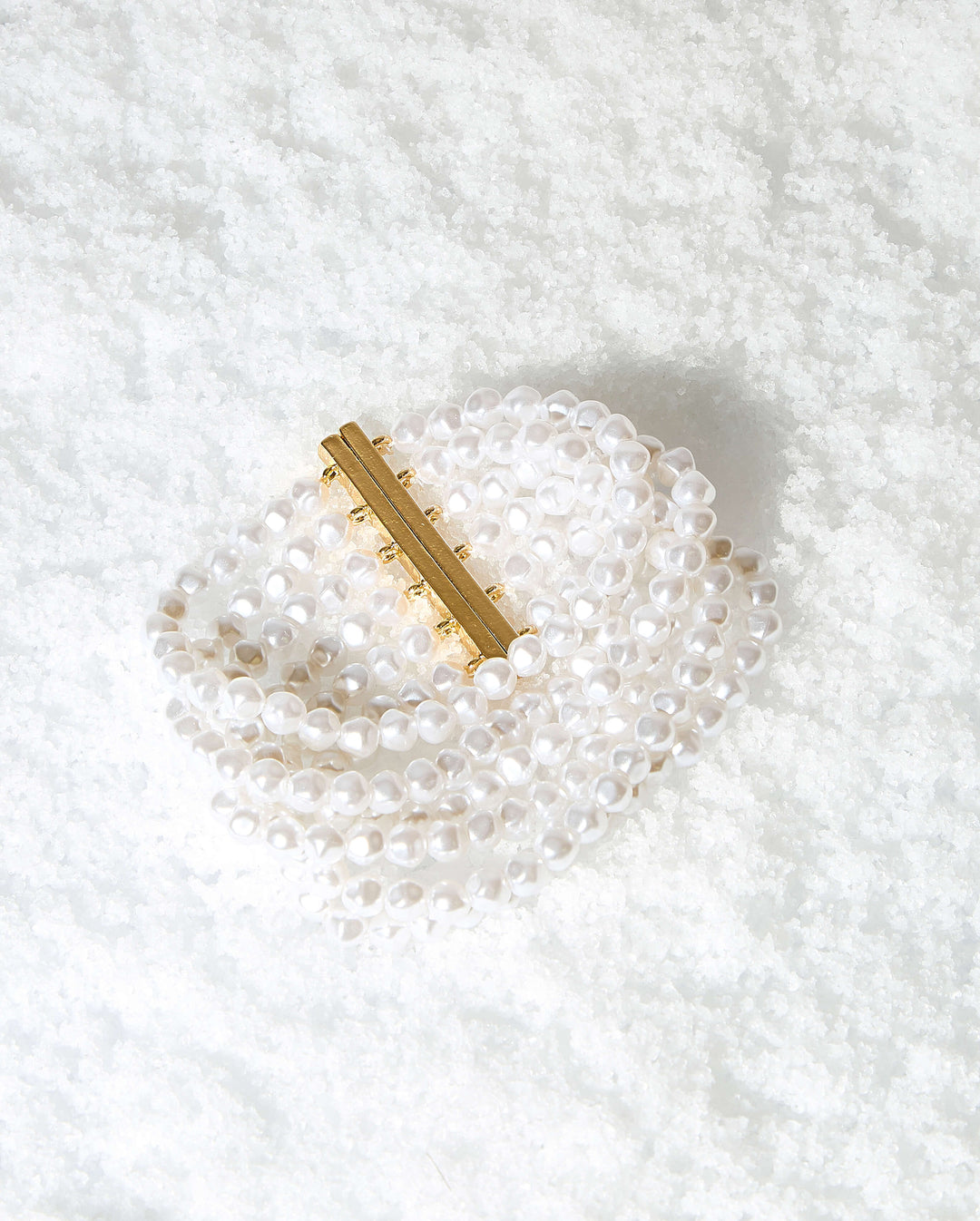 Pearl statement bracelet